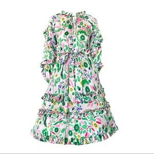 Jessica Zhao emerald garden midi dress NWT